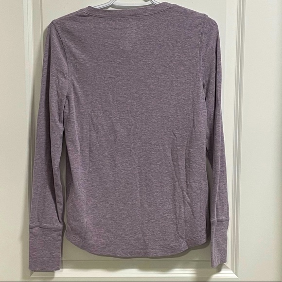 Gap thermal Henley size M in soft heathered purple - Picture 3 of 6